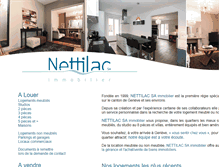 Tablet Screenshot of nettilac.ch